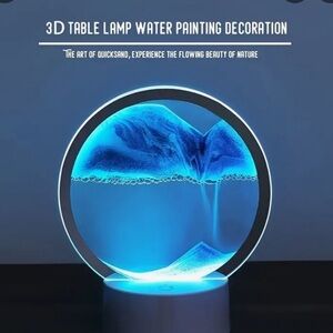 NEW QUICKSAND ART TABLE LAMP